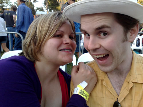 David M. Green & Jemima at A Day on The Green, Tanunda, SA 5/12/2009