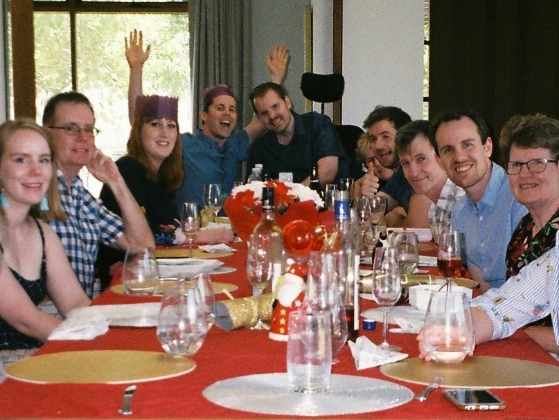 A rare photo with me and Uncle Richard in the same frame, Christmas Day 2017